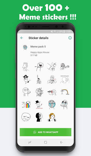 Meme stickers for WhatsApp screenshot 1