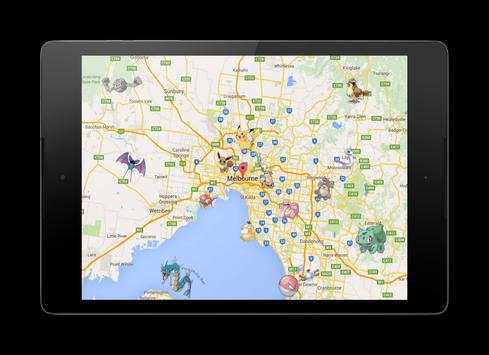 Go map lokator for Pokemon GO screenshot 5
