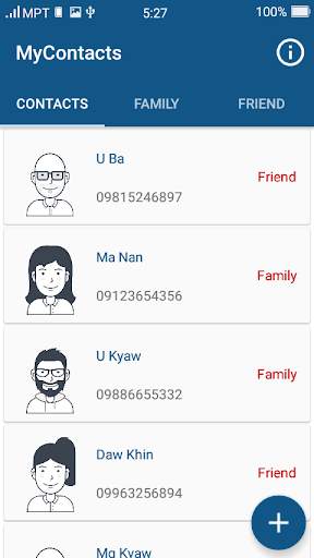 MyContacts screenshot 1