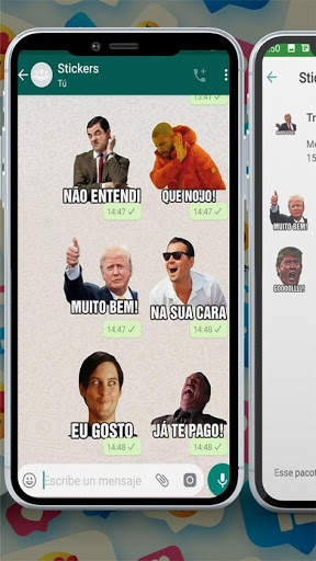 Memes com frases para WhatsApp WAStickersapps 2020 screenshot 1