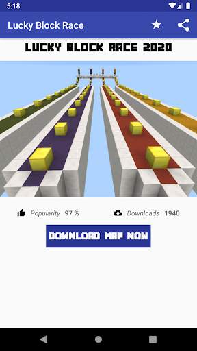 Lucky Block Race Maps for Minecraft PE screenshot 3