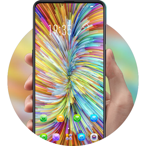 Abstract Color Bar Classic 2019 phone theme icon