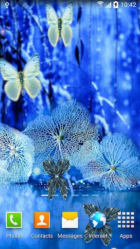 Abstract Butterflies Wallpaper screenshot 2