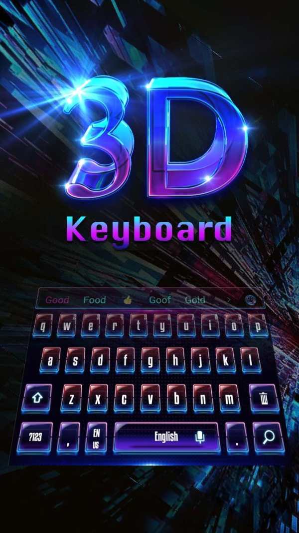 3D Laser Science keyboard screenshot 1