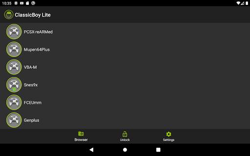 ClassicBoy Lite Games Emulator screenshot 9