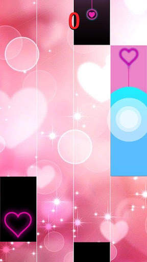 Heart Piano Tiles Pink screenshot 1