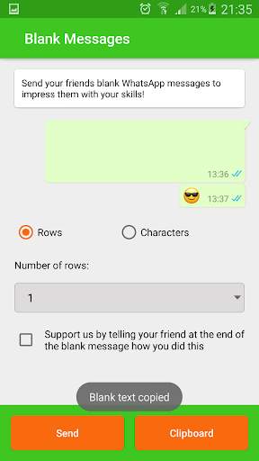 Blank Message (for WhatsApp) screenshot 5