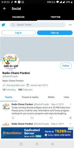 Chann Pardesi Punjabi Radio - (Official App) screenshot 6