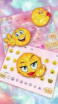 Pink Galaxy keyboard 3 تصوير الشاشة