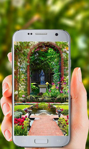 Garden Live Wallpapers 8 تصوير الشاشة