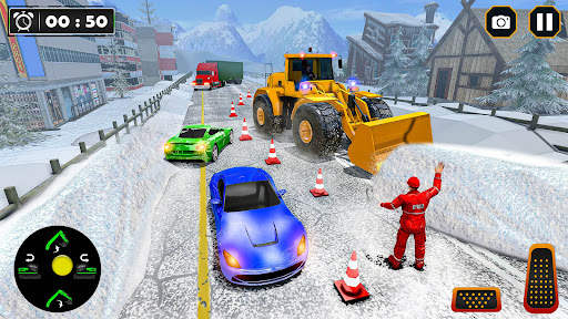 Snow Road Crane Simulator 3D screenshot 3