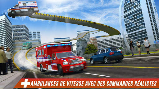 Ambulance toit saut d'obstacles: Impossible Stunts screenshot 6