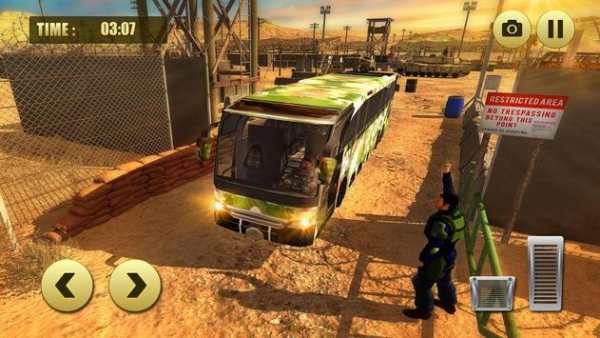 Offroad Army Coach Bus driver Hill Simulator 18 screenshot 1