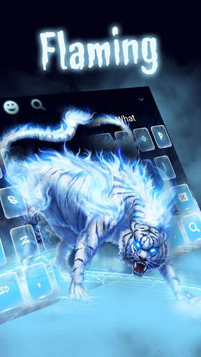 Fantasy Flaming Tiger Keyboard screenshot 2