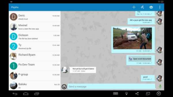 Piqsho messenger screenshot 4