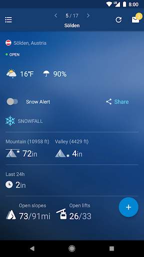 Snow Report Ski App screenshot 1