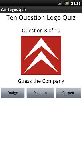 Car Logos Quiz screenshot 2