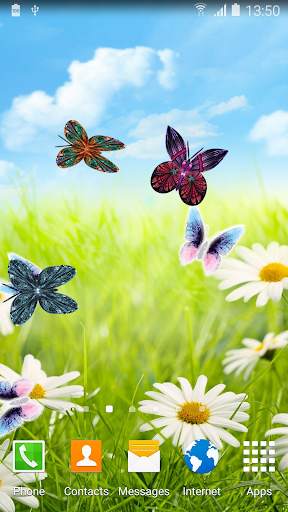 Daisies Flowers Live Wallpaper screenshot 2