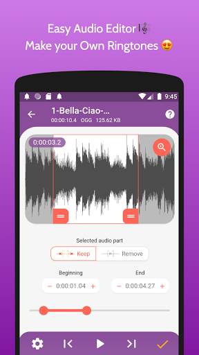 MP3 Cutter and Ringtone Maker screenshot 1
