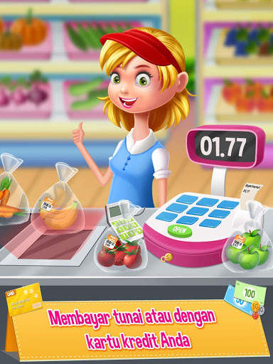 Supermarket Manajer - Kasir Toko anak Perempuan screenshot 11