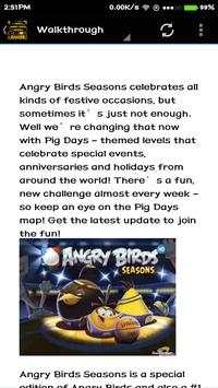 New Angry Birds Seasons Guide स्क्रीनशॉट 3