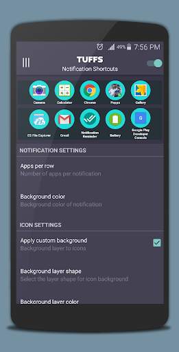 App Shortcuts - Easy App Swipe (TUFFS Pro) screenshot 5