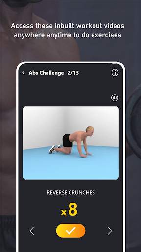 Home Workout --  No Equipment(Abs & Arm workout) screenshot 4