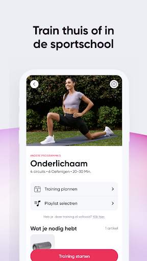 Sweat: Fitnessapp voor vrouwen screenshot 4