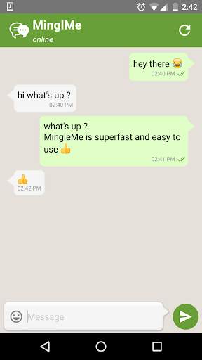 MinglMe-Chat with strangers. screenshot 2
