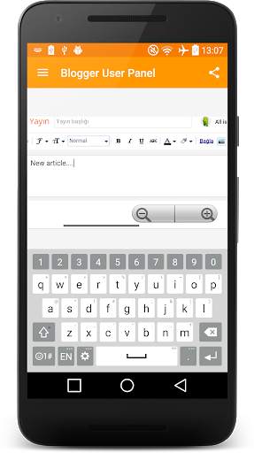 Blog Manager (Panel) screenshot 3