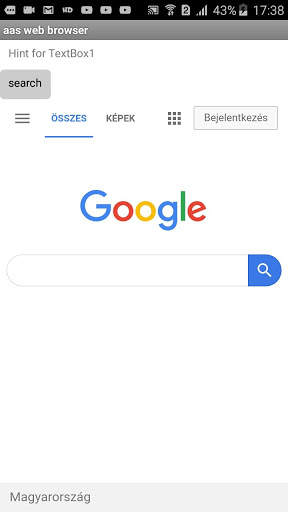Aas web browser screenshot 2