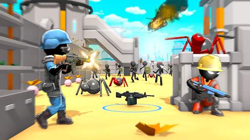 Stickman Gun Shooter 3D screenshot 4
