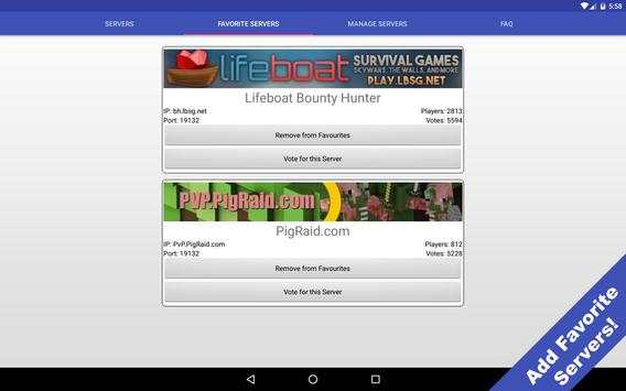 Servers For Minecraft PE V2 screenshot 9