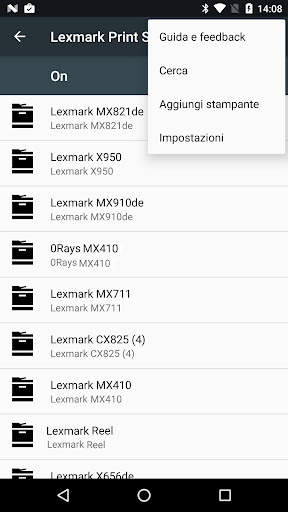 Lexmark Print Service Plugin screenshot 1