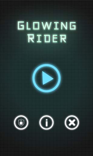 Glowing Rider - Endless Addictive Game screenshot 1