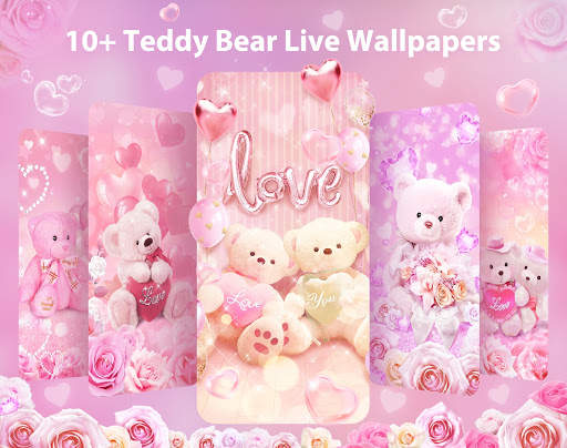 Teddy Bear Live Wallpaper & Launcher Themes screenshot 1