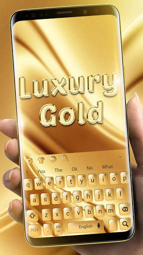 Silk Luxury Gold Keyboard screenshot 2