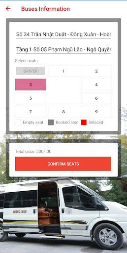Hoang Long Bus screenshot 3