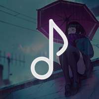 Chill Music and LoFi Rain - Relax Rain Animation logo