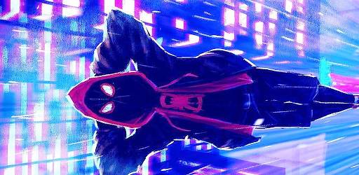 Spider Hero Rope Man Miles Morales HD Wallpaper screenshot 6