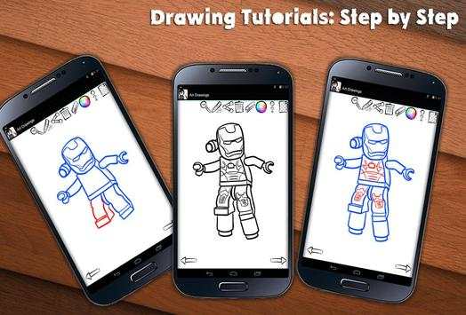 Draw LegoSuper Heroes screenshot 9