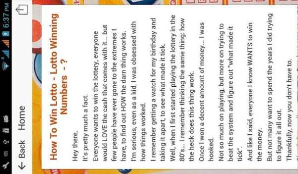 How To Play Lotto - Win The Lottery screenshot 7