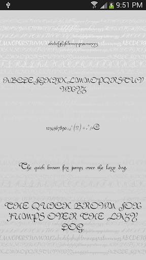 Script Fonts for Android screenshot 5