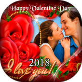 Valentine Day Photo Frame 2018 - Love Photo Frame أيقونة