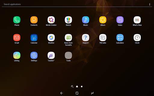 Galaxy S9 orange | Xperia™ Theme 14 تصوير الشاشة