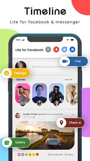 Faster for Facebook Lite : Lite for Facebook screenshot 2