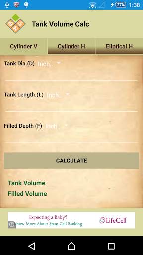 Volume Calculator of Tank screenshot 3