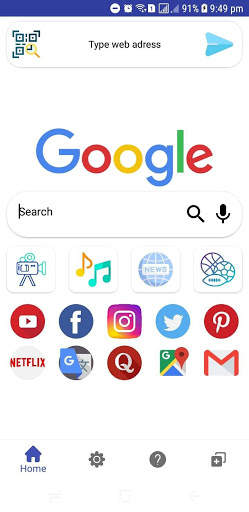 Luxi Browser screenshot 1