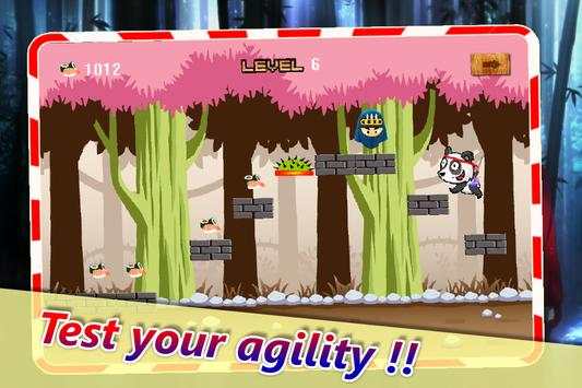 Ninja Panda Run - Sushi Temple screenshot 2