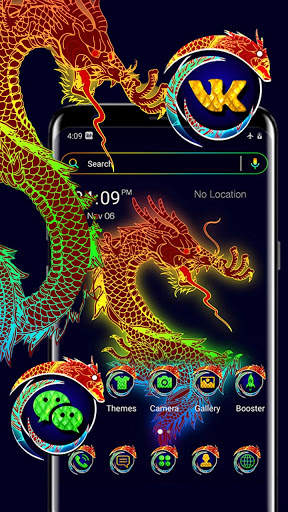 Dragon Launcher Theme screenshot 1
